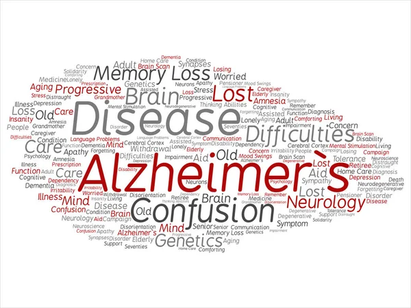 Alzheimers sjukdom-konceptet — Stockfoto