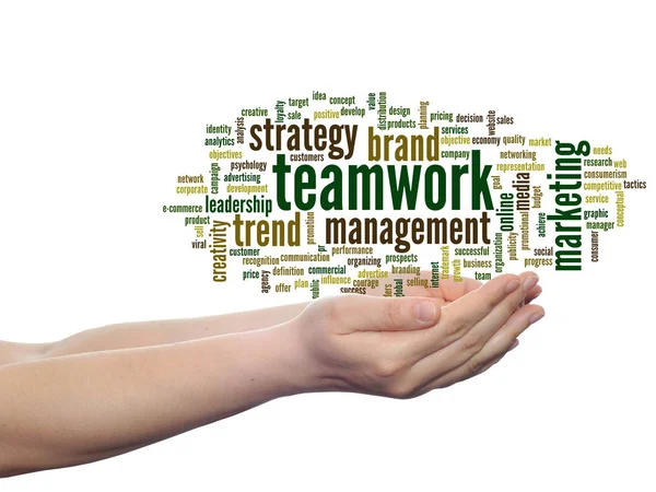 Concept or conceptual abstract business teamwork — Stock Photo, Image