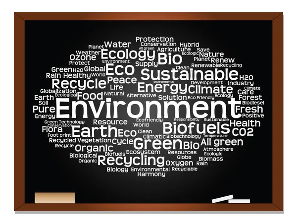 Koncept eller begreppsmässig abstrakt grön ekologi — Stockfoto