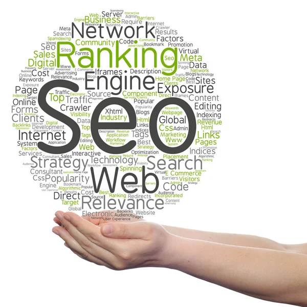 Conceptual search engine optimization — Stock Photo, Image