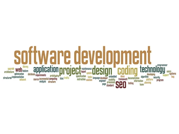 Projeto de desenvolvimento de software — Fotografia de Stock