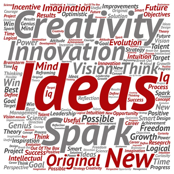 Új, kreatív ötletek, vagy ötletgyűjtéshez használható — Stock Fotó