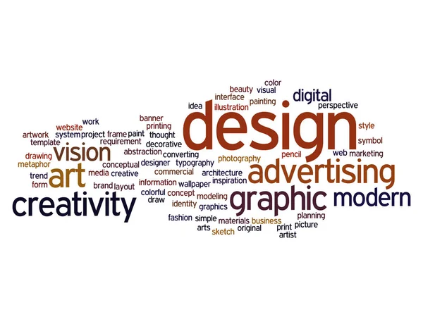 Design word cloud — Stock Photo, Image