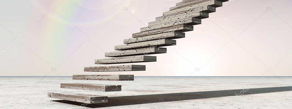 stair steps to heaven in desert 