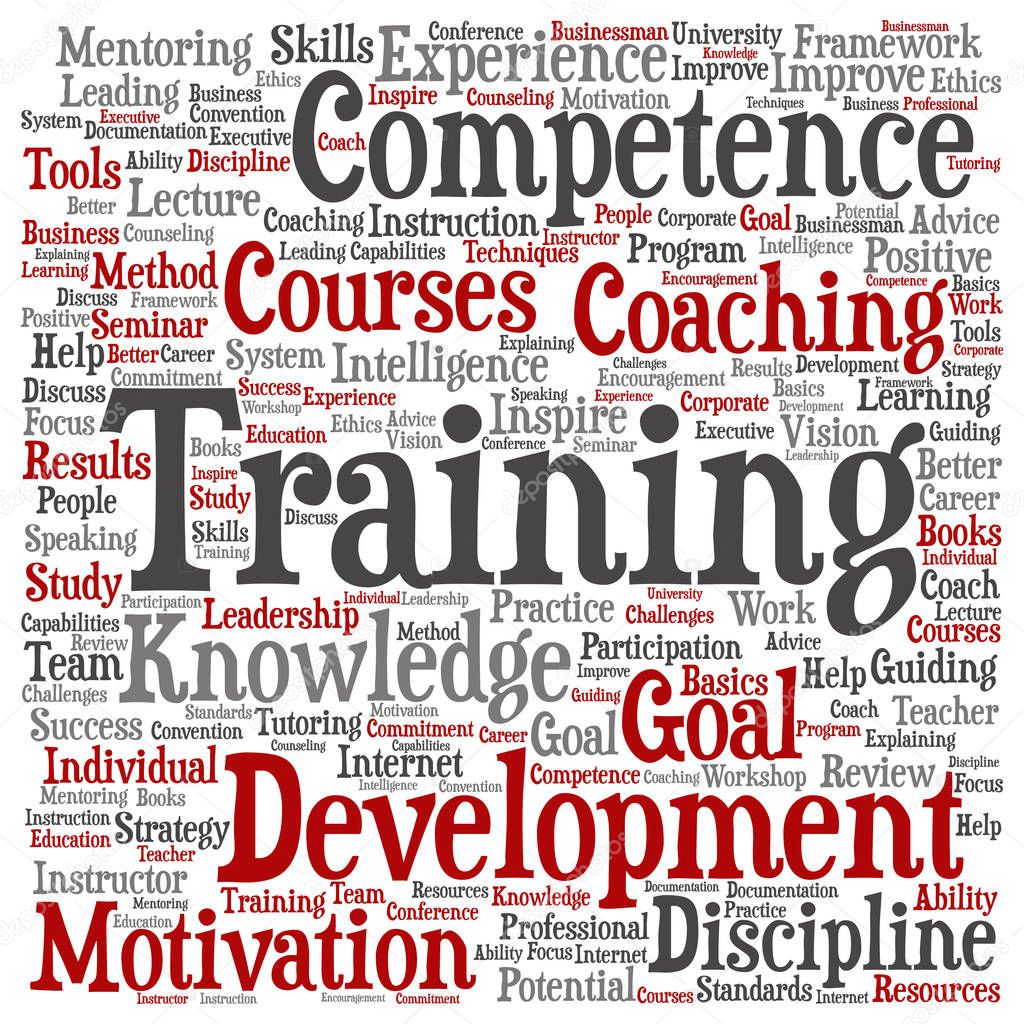 conceptual training, coaching or learning