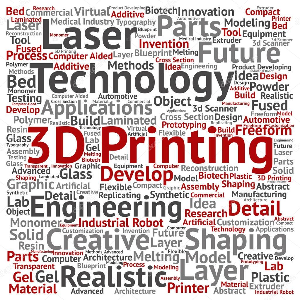 3D printing creative laser technology 