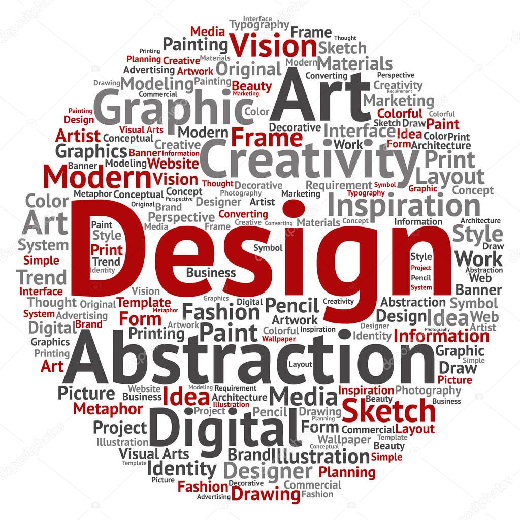 design word cloud