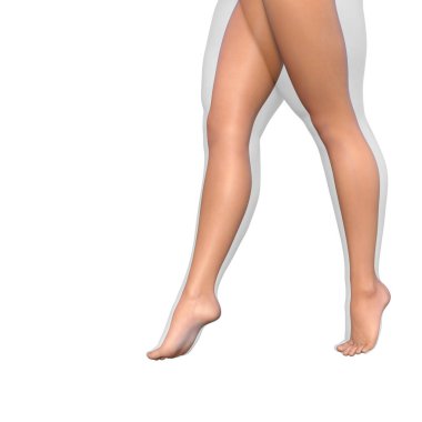 3D çizim şişman kilolu vs ince