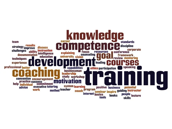 Concepto de formación, coaching o aprendizaje — Foto de Stock