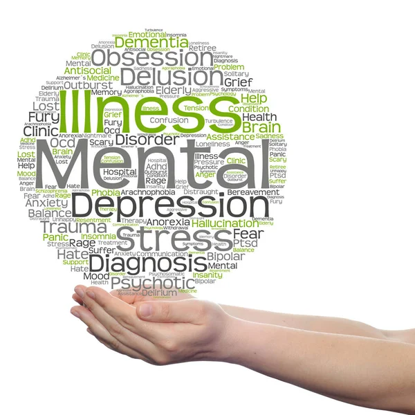 Conceptual mental illness disorder — Stock Photo, Image