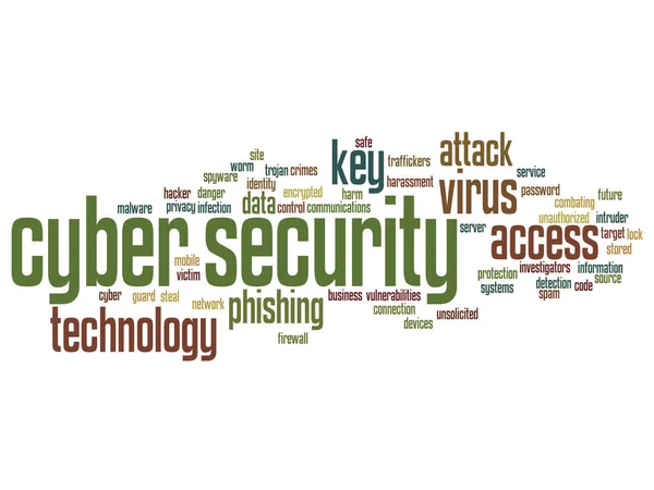 Conceito de segurança cibernética — Fotografia de Stock