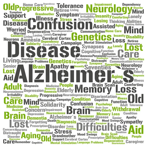 Alzheimer`s disease concept