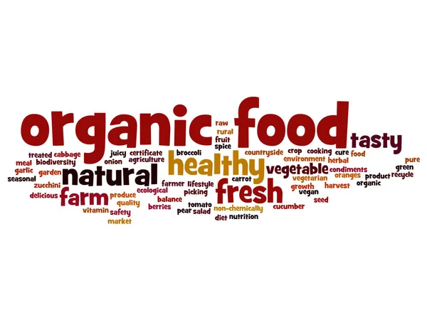 Organic healthy food concept — Stock Photo, Image