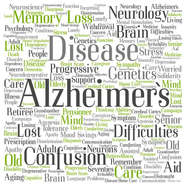 Concepto de enfermedad de Alzheimer — Foto de Stock