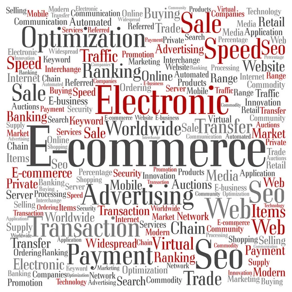 E-commerce electronic sales concept