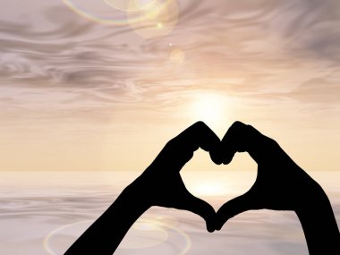 Kavram ya da kavramsal kalp şekli 