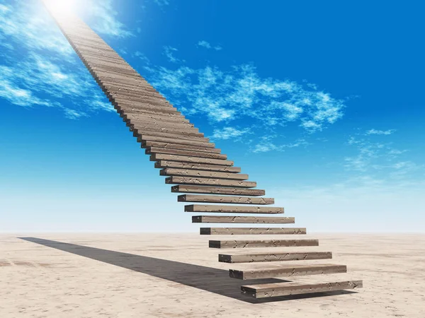 stairs to heaven in desert