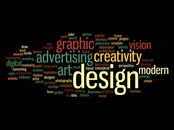 Design word cloud — Stock Photo, Image