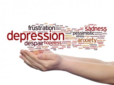 depresyon kelime bulutu 