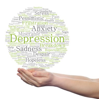 depresyon kelime bulutu 