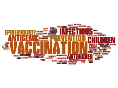 çocuk aşı kelime bulutu