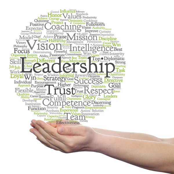 Leadership word cloud — Stock Photo, Image