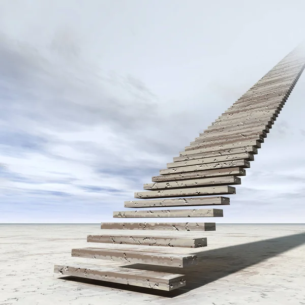 stairs to heaven in desert