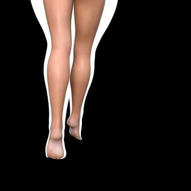 şişman kilolu vs ince kadın bacakları 