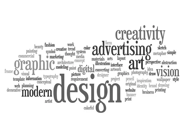 Design word cloud — Stock Photo, Image