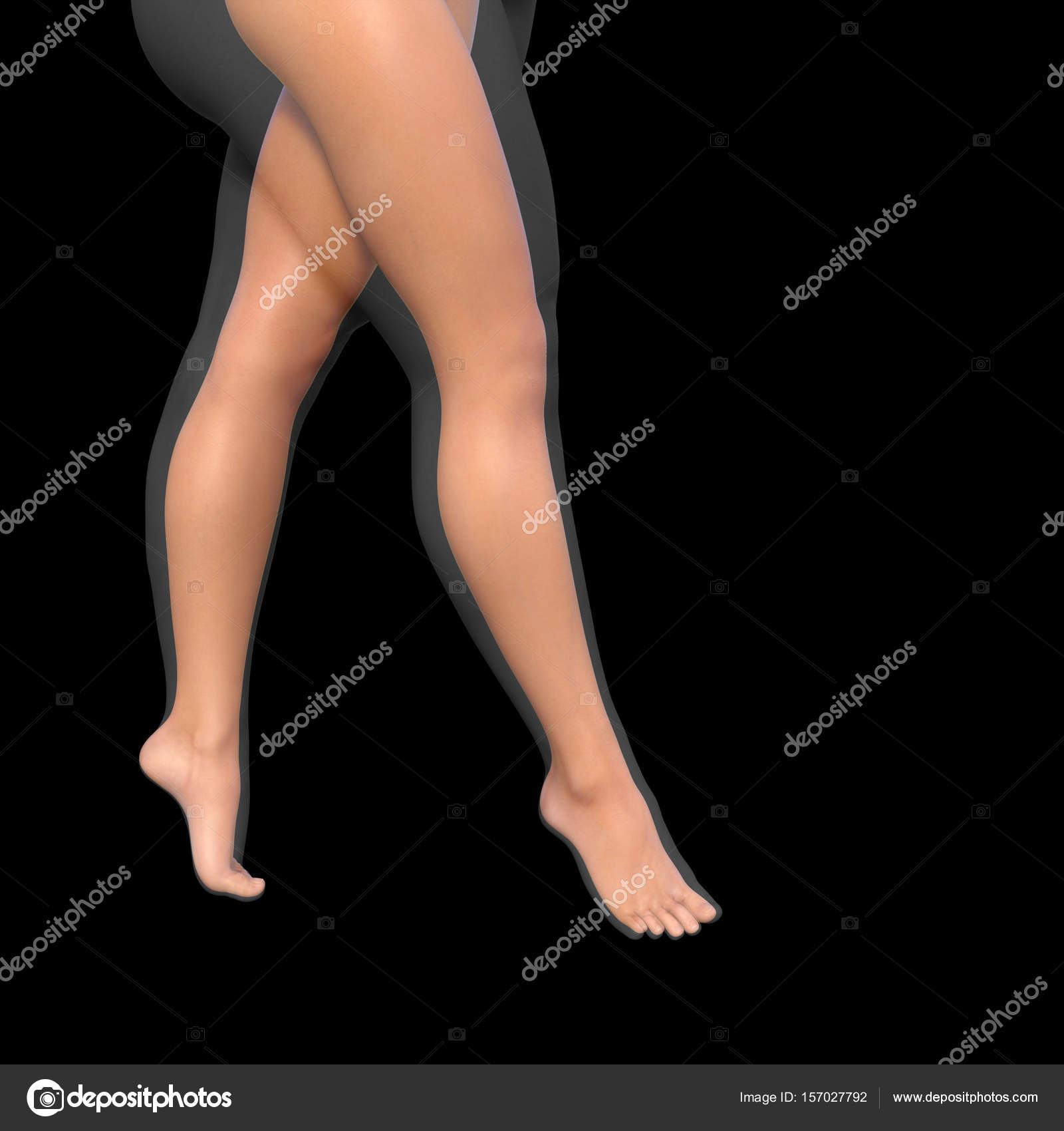 Vs slim Fit Diät von weiblichen Beine mit Übergewicht Vs slim Fit Diät von weiblichen Beine mit Übergewicht