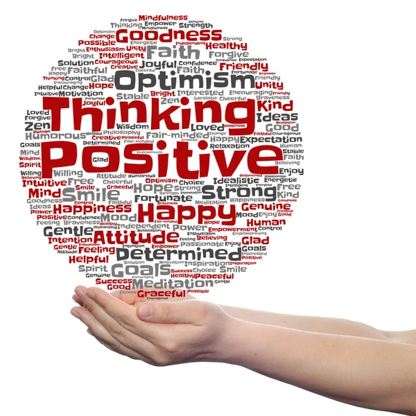 Conceptual positive thinking — Stock Photo, Image