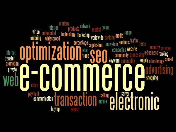 Comércio electrónico - vendas electrónicas — Fotografia de Stock