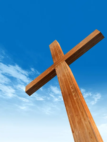Religieuze kruis symbool — Stockfoto