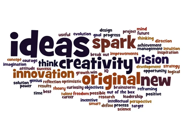 Creatieve nieuwe ideeën of brainstormen — Stockfoto