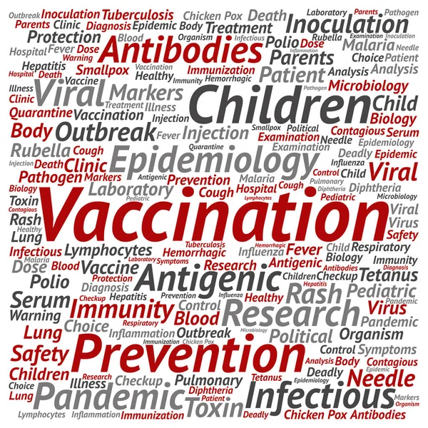 Vaccination des enfants ou prévention virale — Photo