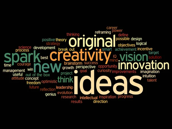 Kreative neue Ideen oder Brainstorming — Stockfoto