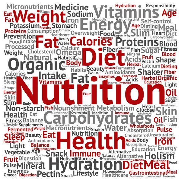 Diet word cloud — Stock Photo, Image