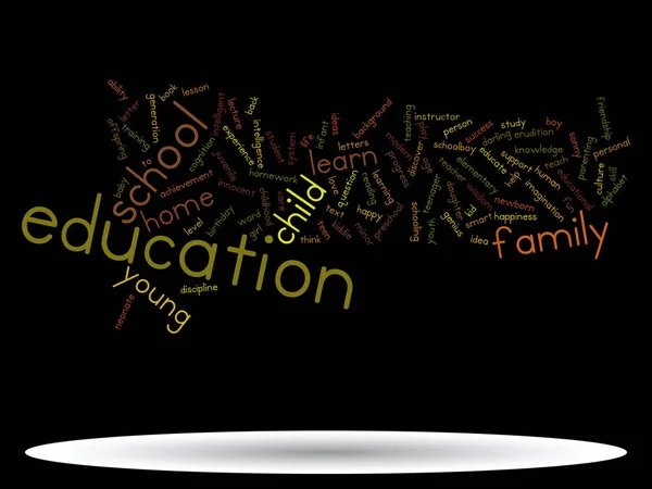 Educação Word Cloud — Fotografia de Stock