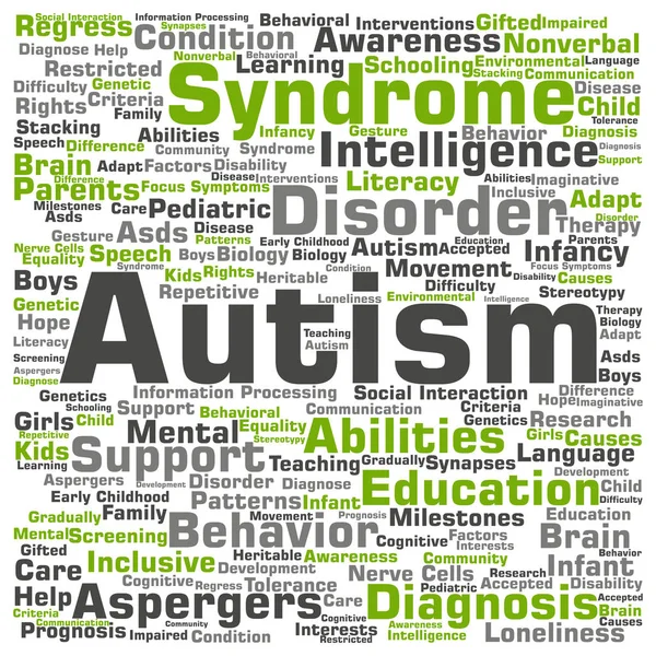Аутистический синдром — стоковое фото