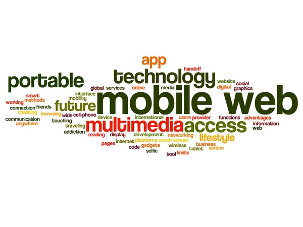 Technologie word cloud — Stockfoto