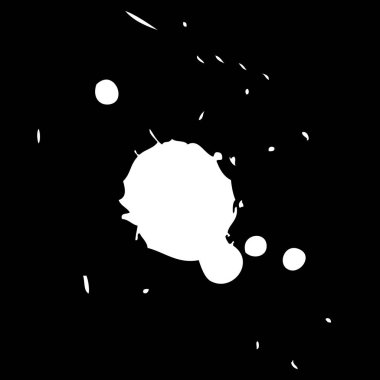 siyah üzerine beyaz mürekkep veya yağ damla