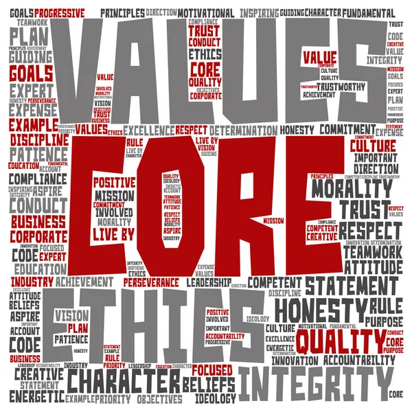 Ethics concept word cloud — Stock Photo, Image