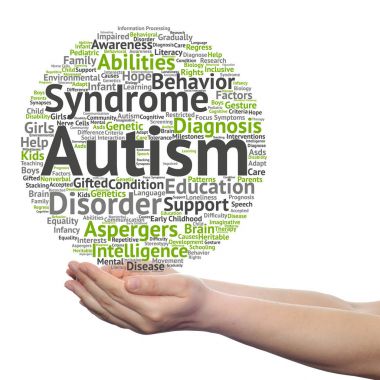 elinde kelimelerin yapılmış bulut