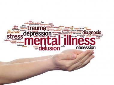 elinde kelimelerin yapılmış bulut