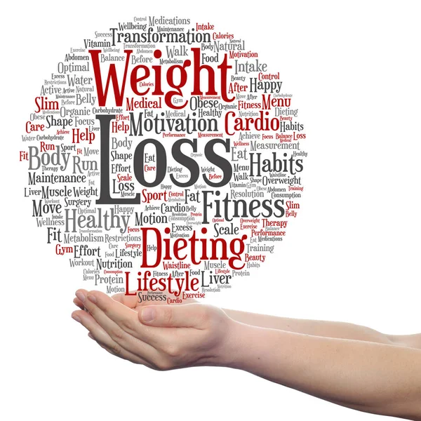 Kilo kaybı sağlıklı diyet dönüştürme — Stok fotoğraf