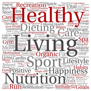 soyut kelime bulutu kompozisyon