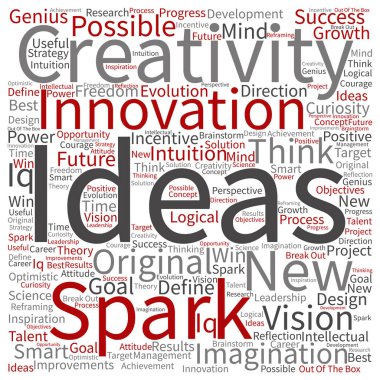 soyut kelime bulutu kompozisyon