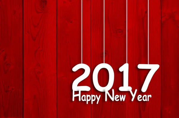 2017 Happy New Year greeting — Stock Photo, Image