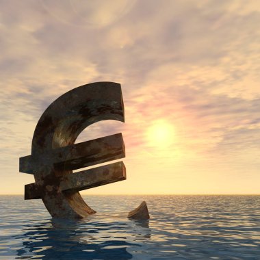 suda batan euro simgesi