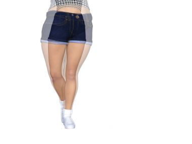 kilolu vs ince genç kadın